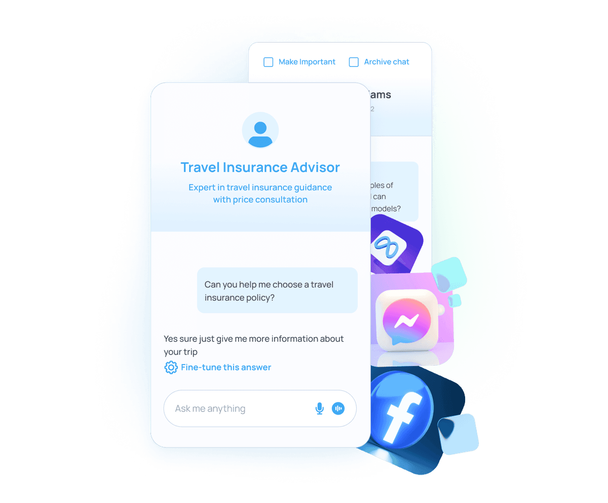 AI Chatbot illustration